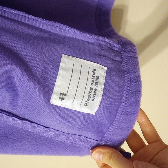 Columbia Kids  Medium Purple Fleece Jacket - Picture 3 of 3